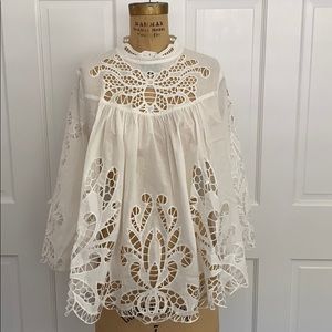 Anthropologie Harlyn Peasant Blouse